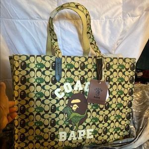 COACH X BAPE SOLD OUT LIMITED EDITION TOTE